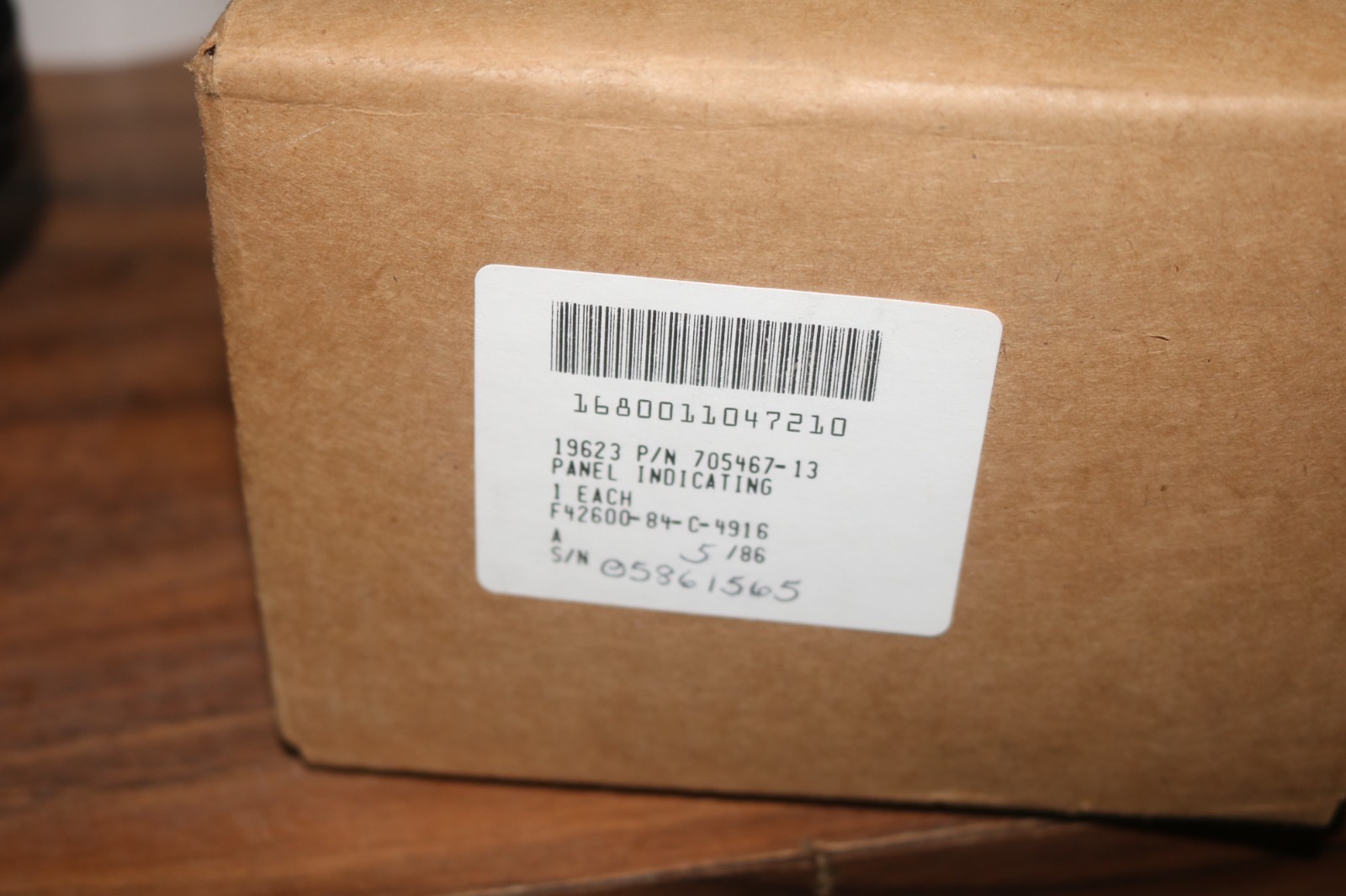 NOS F-16 caution advisory panel PN 705467-13 16VE038004-6 1680-01-104-7210 NOS F-16 caution advisory panel PN 705467-13 16VE038004-6 1680-01-104-7210