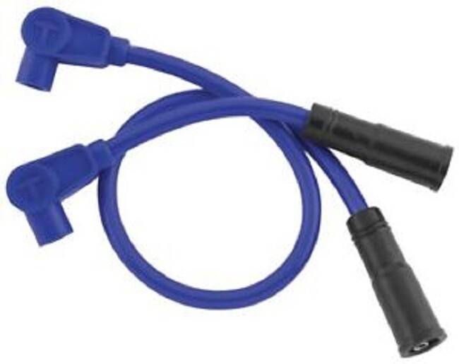 Blue Taylor Sumax Spark Plug Ignition Wires For 00-17 Harley Dyna Softail 18762