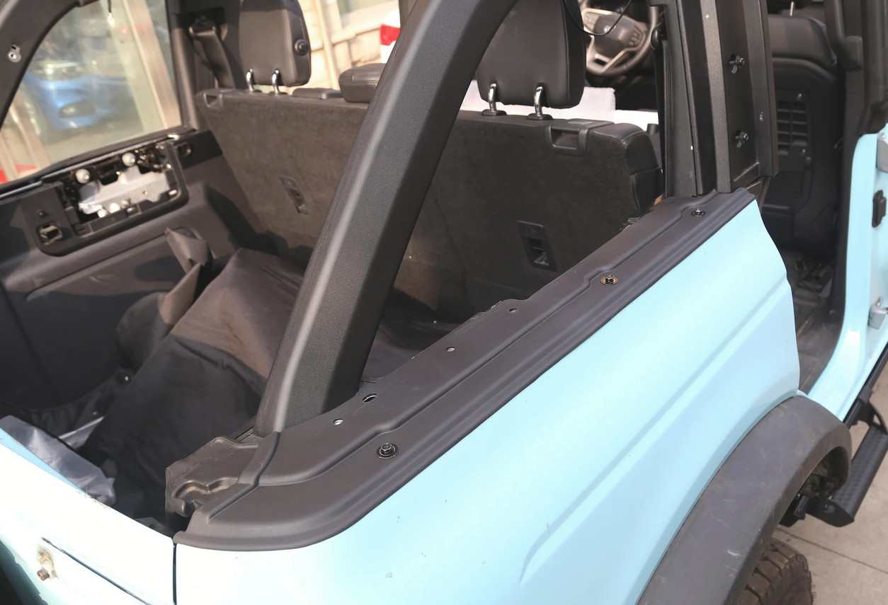 21-26 Bronco Soft Top Rear cargo area body guards 4 Door 21-26 Bronco Soft Top Rear cargo area body guards 4 Door