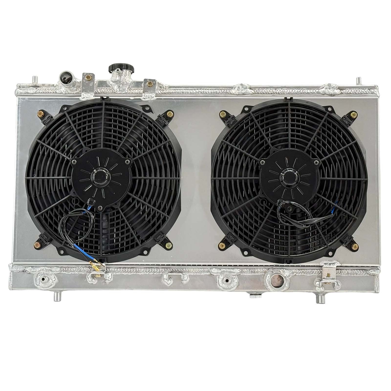 Aluminum Core Radiator Shroud Fan For 1999-2003 Mazda Protege/Protege5 AT 2303
