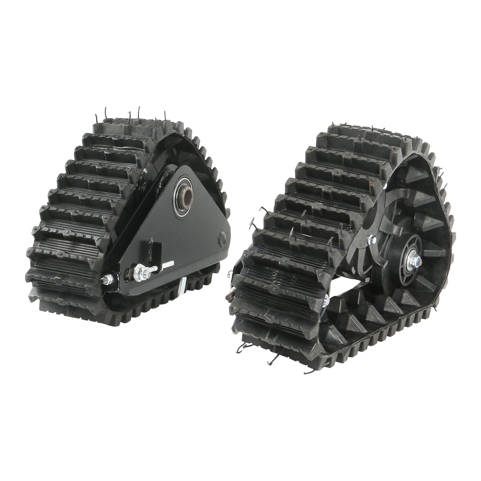2pc Wheel Snow Tracks Sand Snowmobile For ATV  Dirt Bike Quad Lawn Mower Buggy