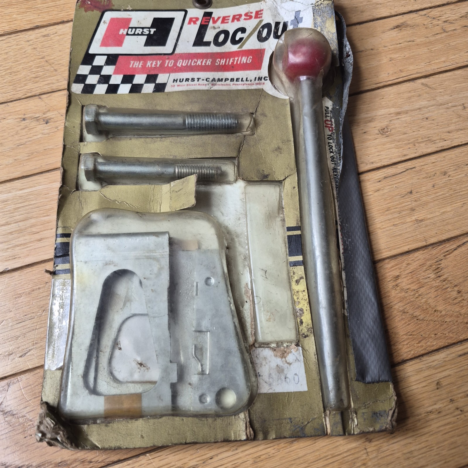 Vintage Hurst Reverse Loc/Out .. Lock Out Stick Shift. Vintage Hurst Reverse Loc/Out .. Lock Out Stick Shift.