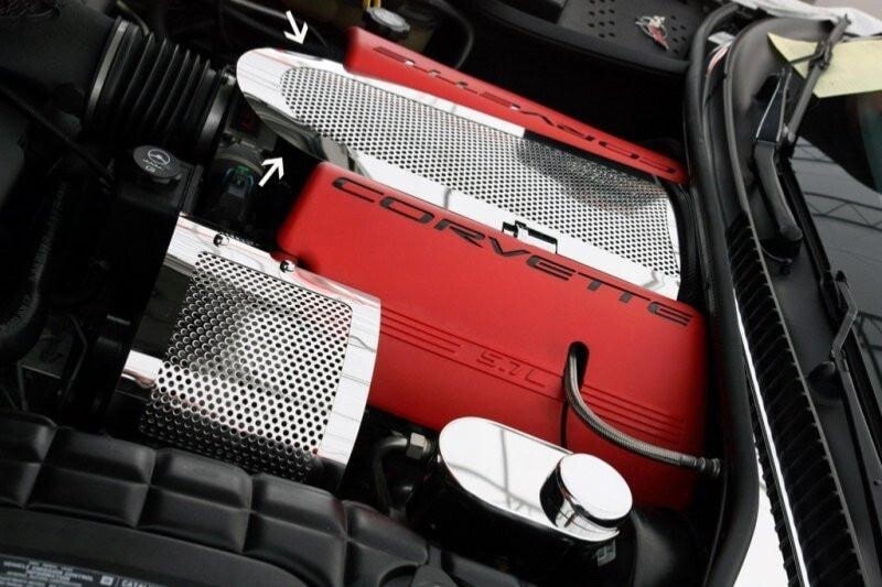 1997-2004 C5/Z06 CORVETTE - PLENUM COVER LOW PROFILE | PERFORATED STAINLESS STEE 1997-2004 C5/Z06 CORVETTE - PLENUM COVER LOW PROFILE | PERFORATED STAINLESS STEE