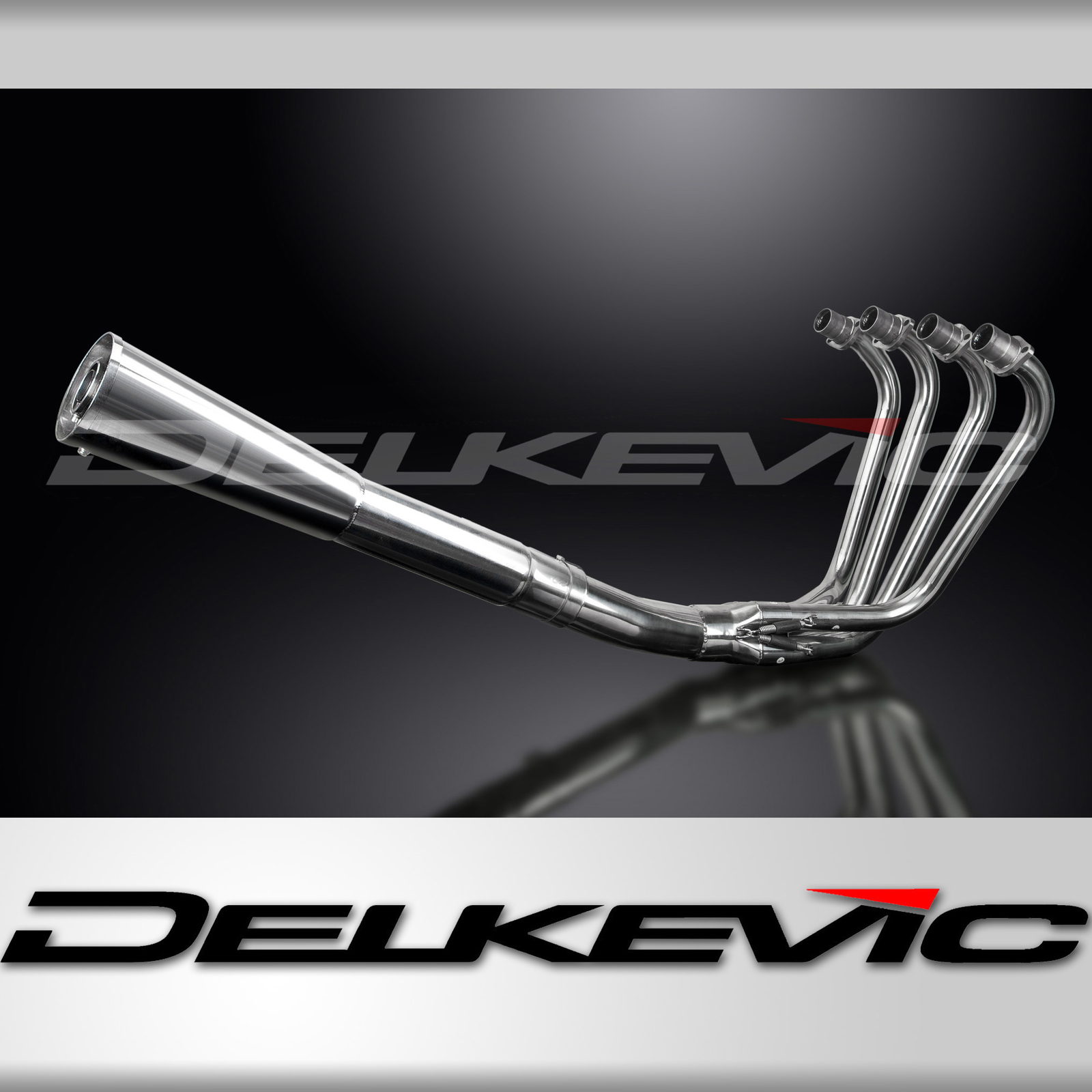 Kawasaki Z650 KZ650 C B CSR SR 1976-1983 Exhaust 4-1 Stainless Megaphone Muffler