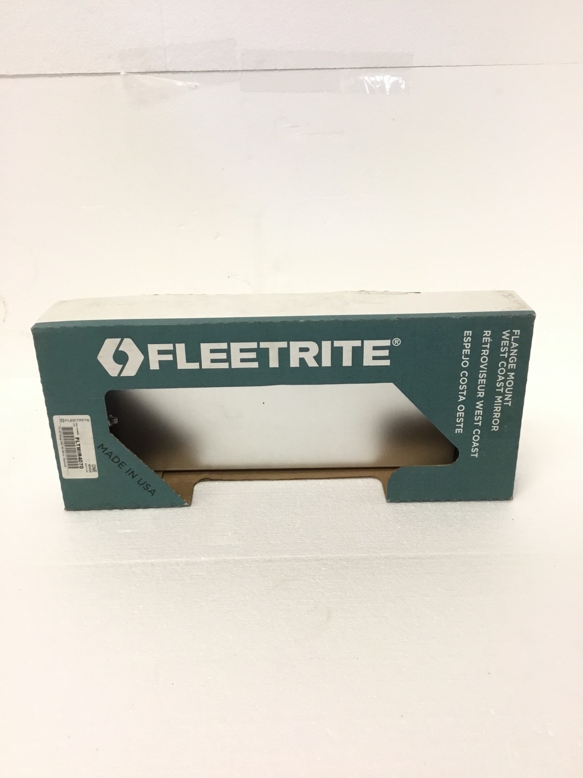 NEW Fleetrite FLTMIR4070 Aluminum WC Flange Mounted Mirror 7\