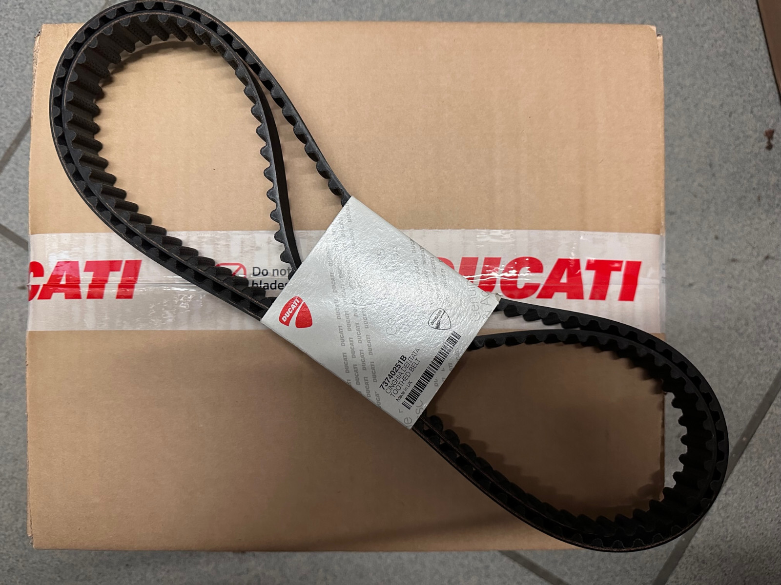 Ducati 73740251B Timing Drive Belts Toothed OEM ORIGINALI Belt Set 2 Ducati 73740251B Timing Drive Belts Toothed OEM ORIGINALI Belt Set 2