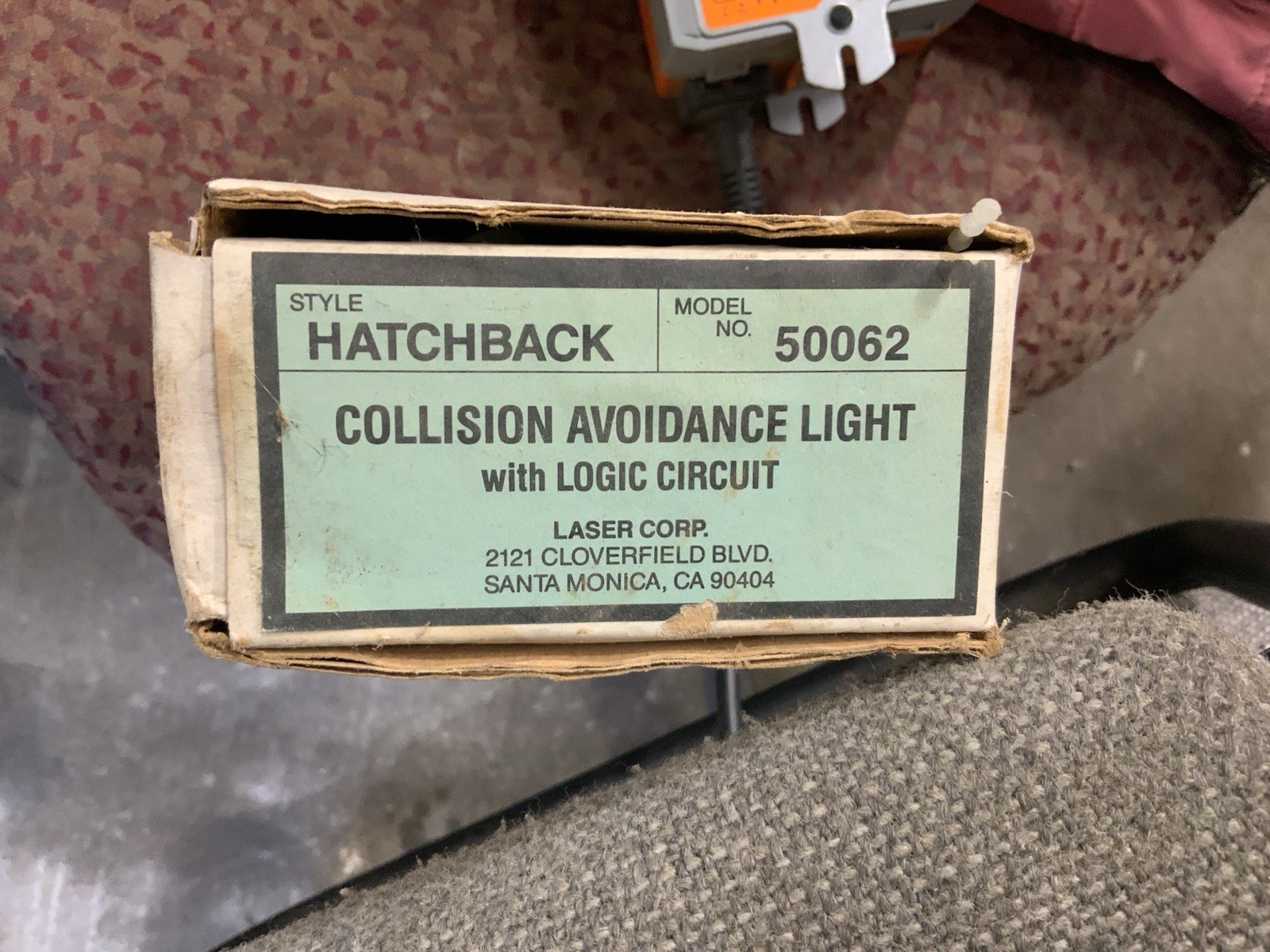 Vintage Laser Corp 50062 Hatchback Collision Avoidance Brake Light NOS Vintage Laser Corp 50062 Hatchback Collision Avoidance Brake Light NOS