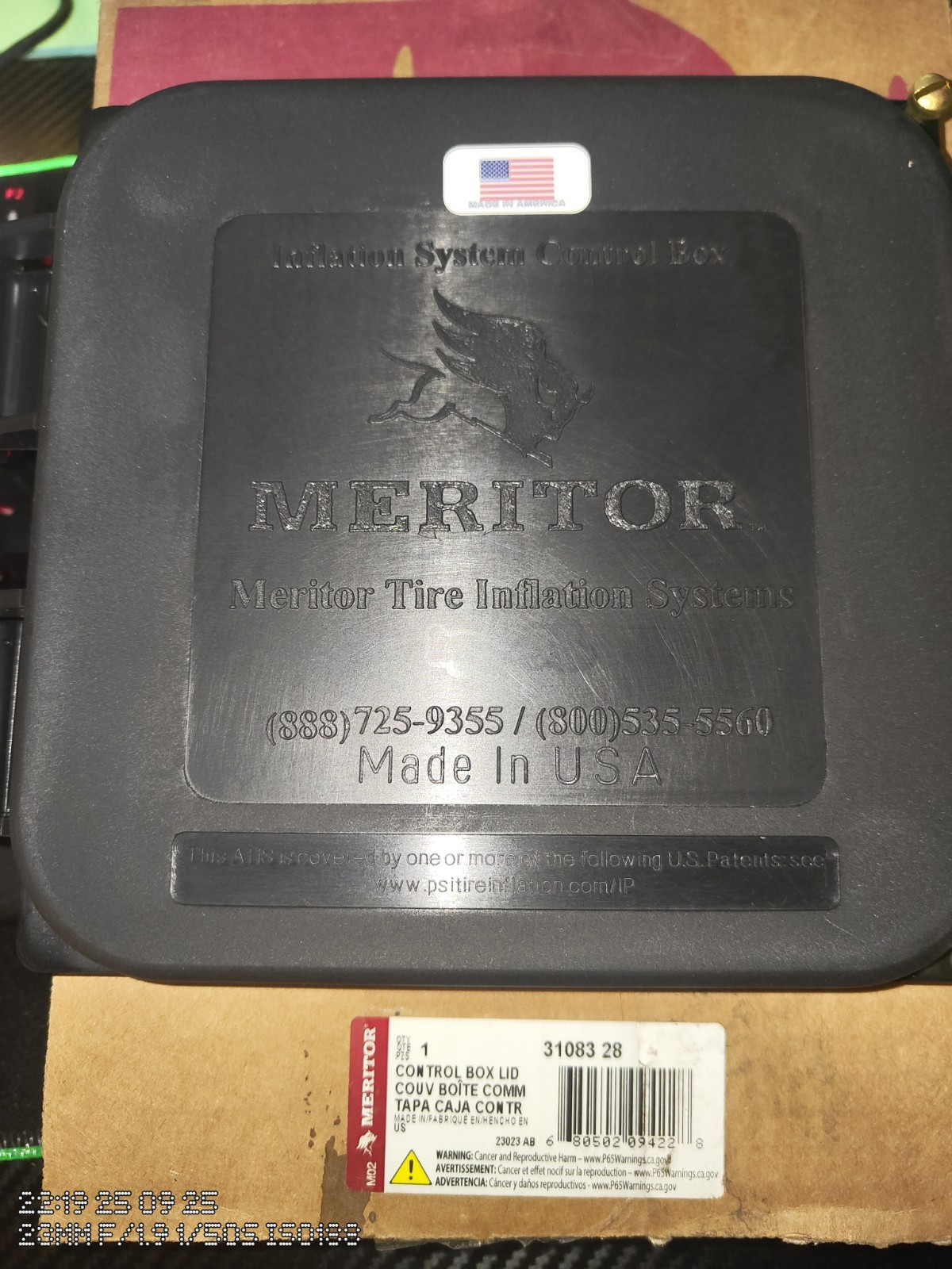 Meritor Genuine OEM 31083-28 Control Box Lid Only Meritor Genuine OEM 31083-28 Control Box Lid Only