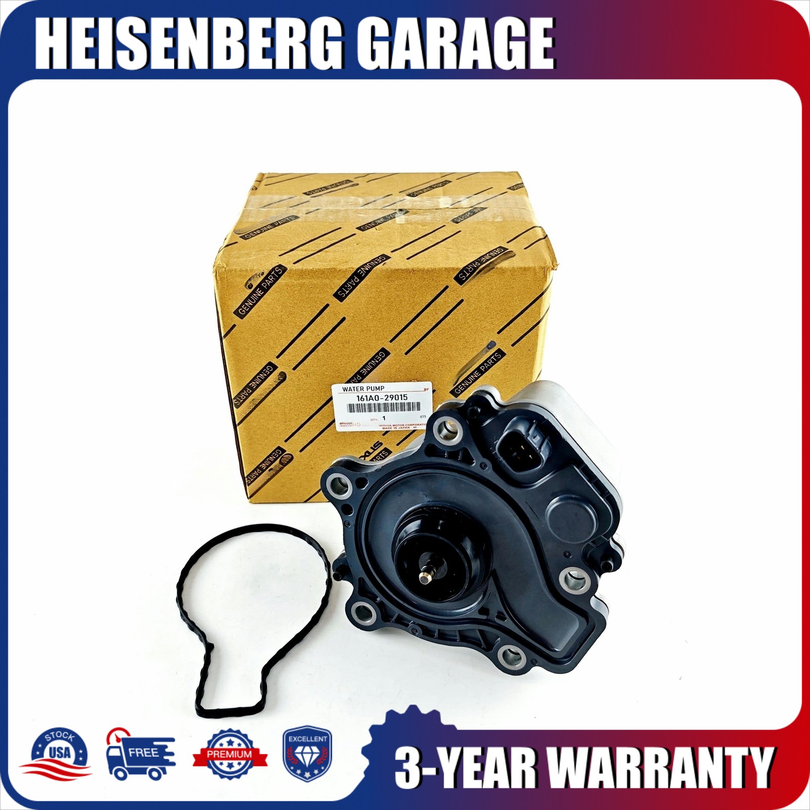 OEM Engine Water Pump 161A0-29015 WPT-190 For Toyota Prius C Lexus CT200h AISIN OEM Engine Water Pump 161A0-29015 WPT-190 For Toyota Prius C Lexus CT200h AISIN