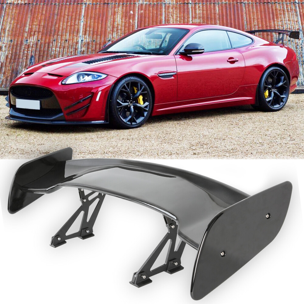 46” Glossy Rear Trunk Spoiler Wing Lip Adjustable GT-Style For Jaguar XKR XKR-S
