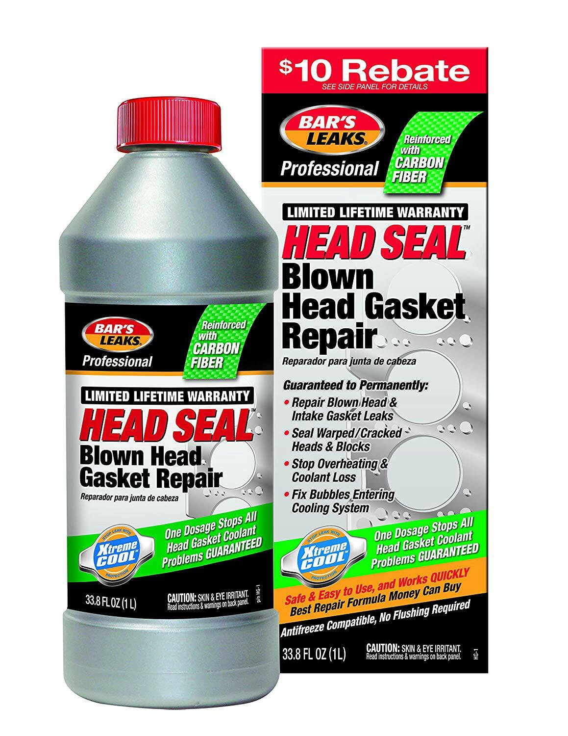Bar's Leaks HG-1 HEAD SEAL Blown Head Gasket Repair Bar's Leaks HG-1 HEAD SEAL Blown Head Gasket Repair