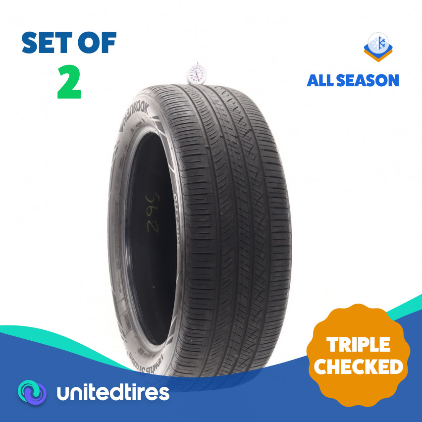 Set of (2) Used 245/50R20 Hankook Ventus S1 Noble2 102V - 6/32