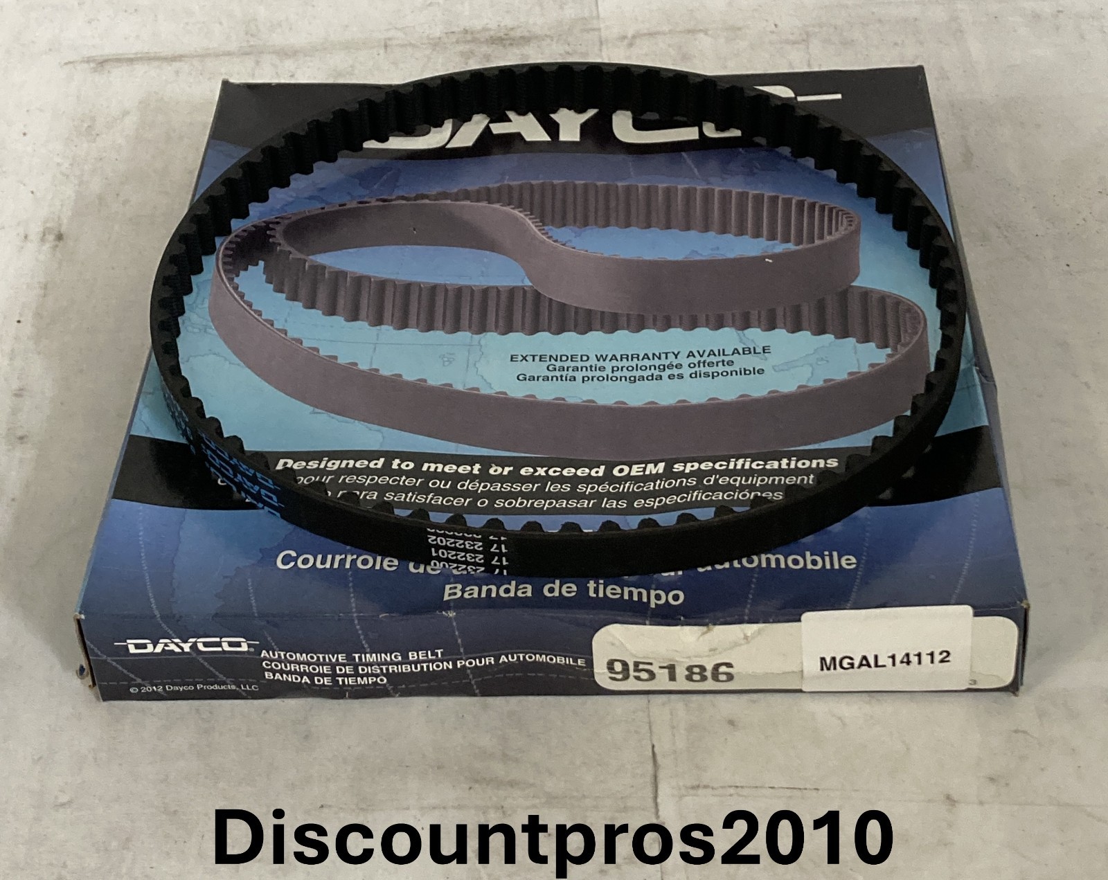 Dayco 95186 Engine Timing Belt Honda Isuzu Acura 1990-2002 Dayco 95186 Engine Timing Belt Honda Isuzu Acura 1990-2002