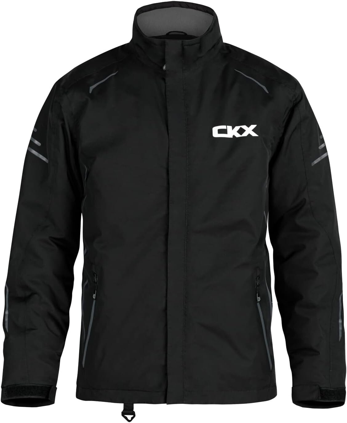 Closeout CKX Mens Journey Insulated Snowmobile Jacket Black/Gray Size Small Closeout CKX Mens Journey Insulated Snowmobile Jacket Black/Gray Size Small