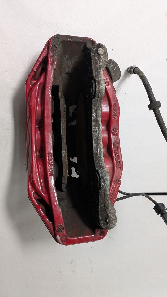 Passenger Caliper Front Red Opt 2MV Fits 18-24 AUDI S5 407974