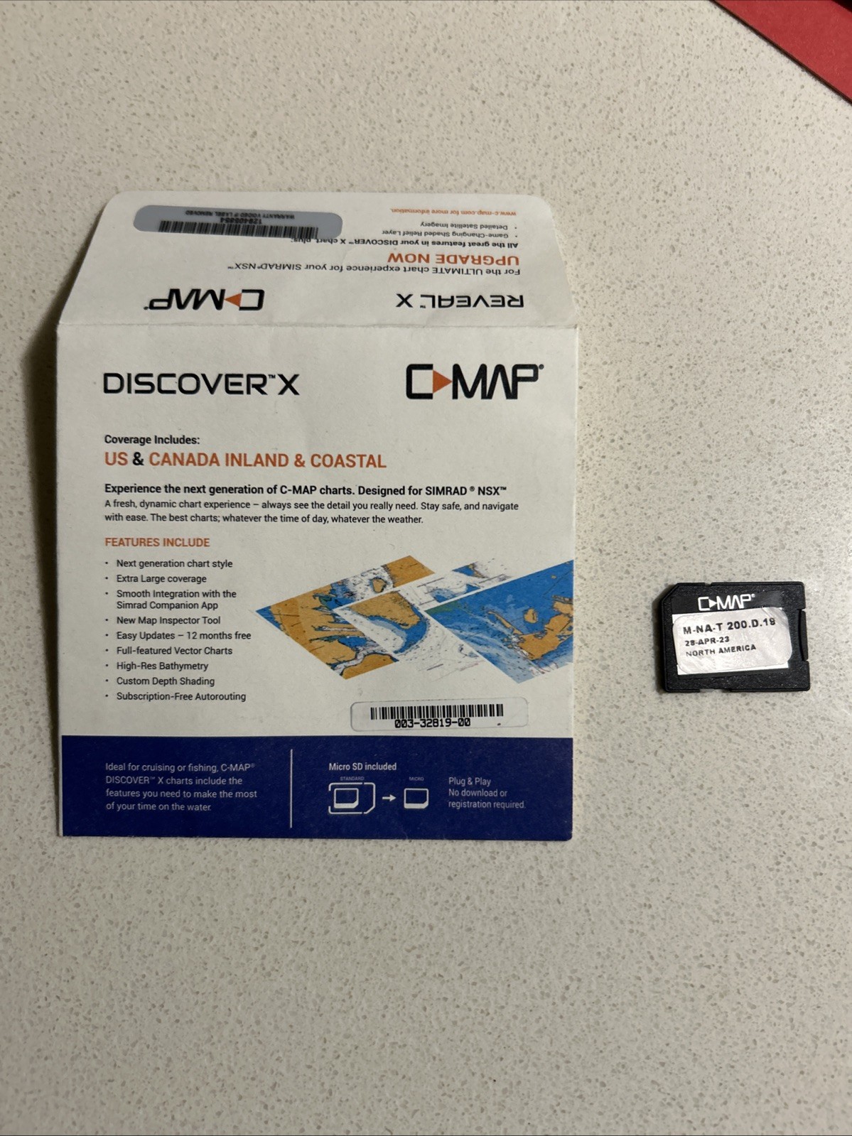 C-MAP DISCOVER X US & CANADA INLAND & COASTAL M-NA-T-200-D-BS C-MAP DISCOVER X US & CANADA INLAND & COASTAL M-NA-T-200-D-BS
