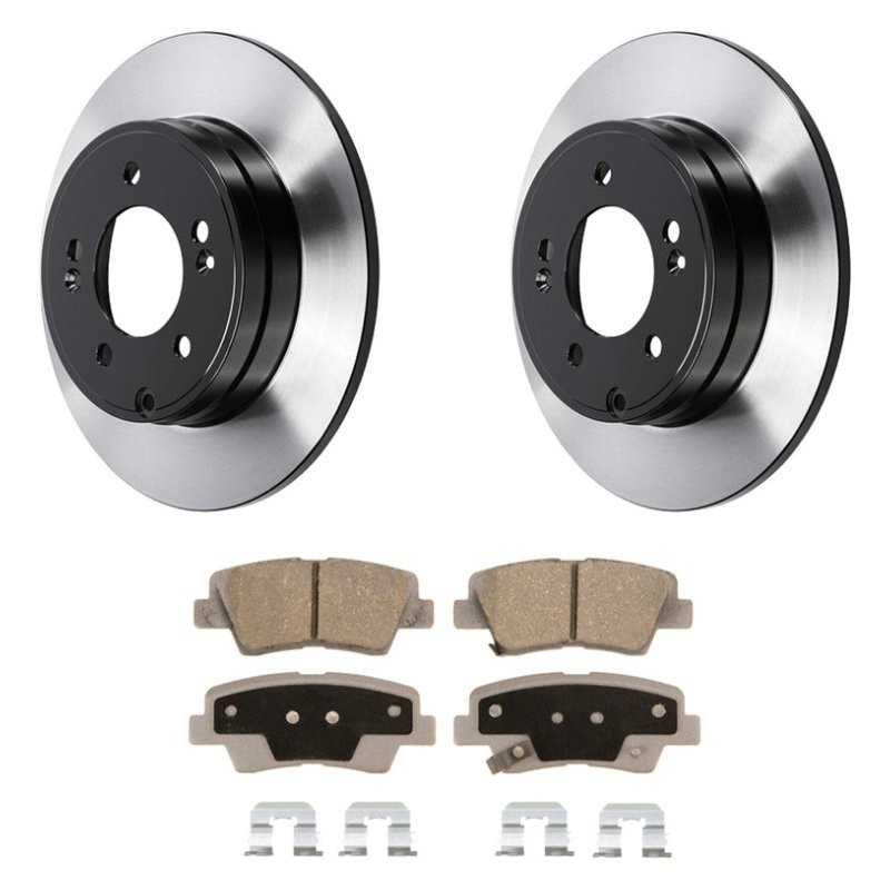 For Hyundai Sonata 08-10 Wagner ThermoQuiet Rear Brake Kit w Ceramic Pads