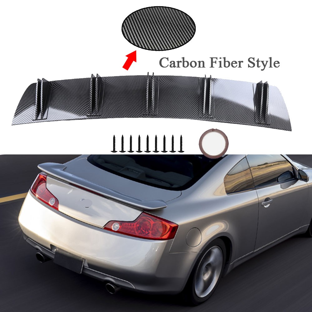 For Infiniti G35 Rear Bumper Diffuser Spoiler Lip Splitter Carbon Fiber Style