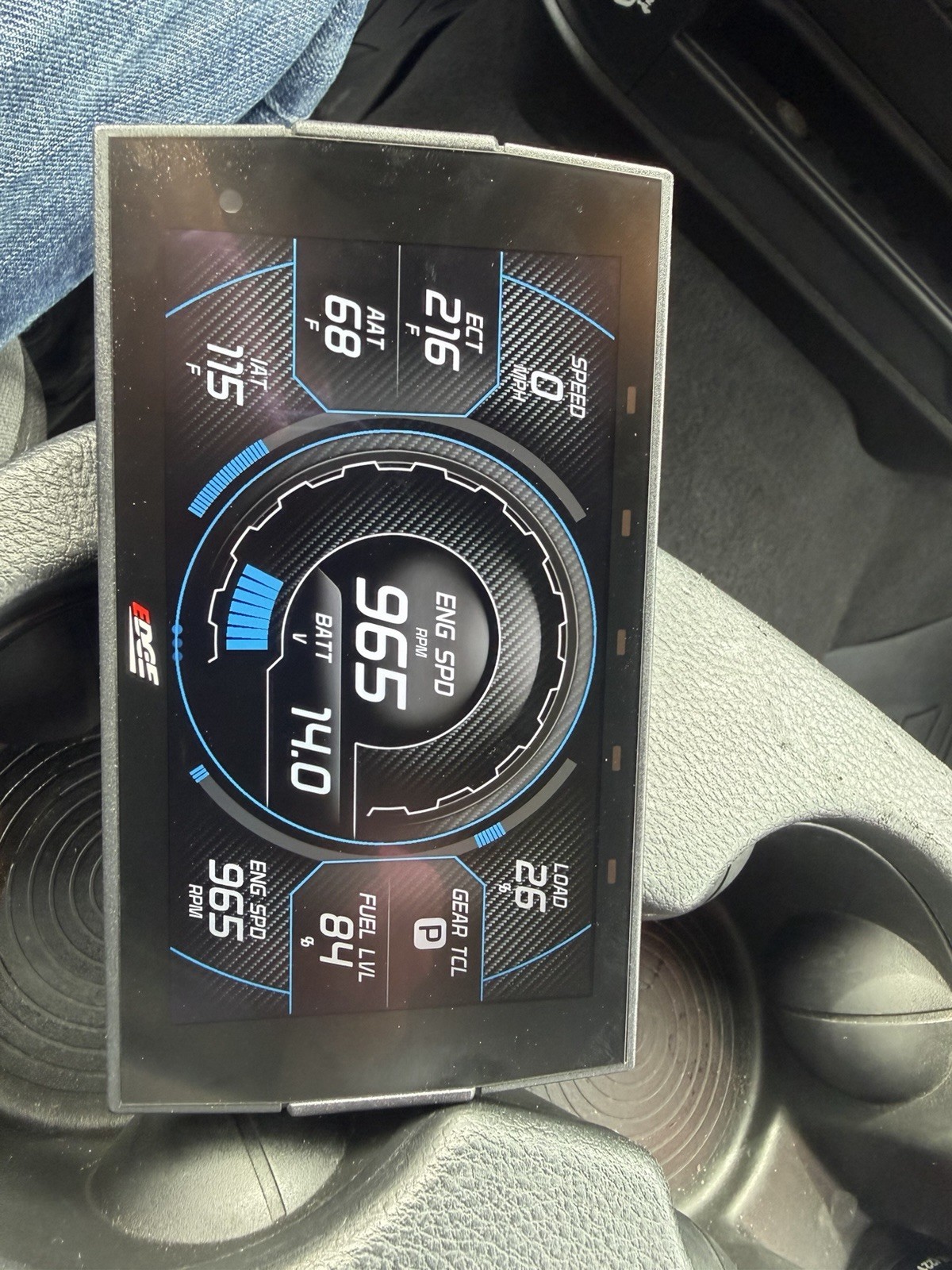 Edge Insight CTS3 Touchscreen Digital Gauge Monitor OBD2 Tested Working