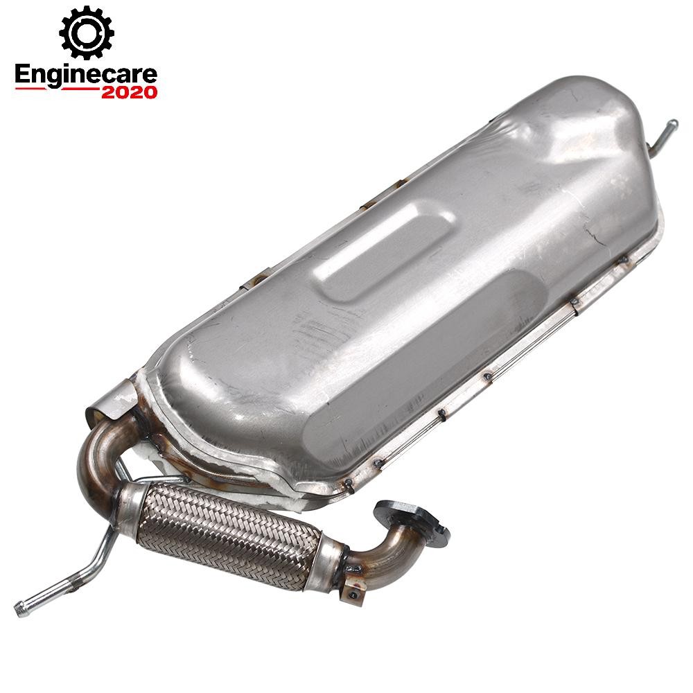 Stainless Steel Rear Exhaust Muffler&Gaskets For Smart Fortwo 1.0L 2008-2015 Stainless Steel Rear Exhaust Muffler&Gaskets For Smart Fortwo 1.0L 2008-2015