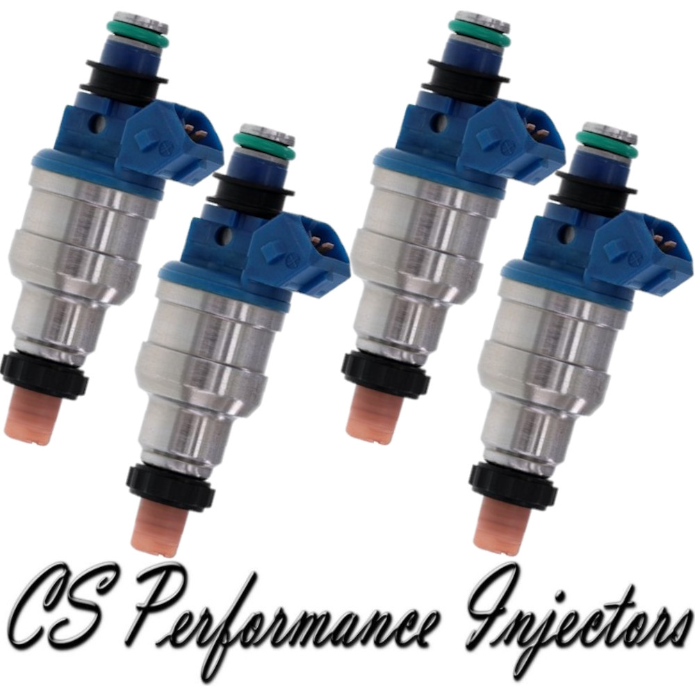 OEM Nikki Fuel Injectors Set (4) INP-065 for 1994-1999 Mitsubishi 2.4L I4
