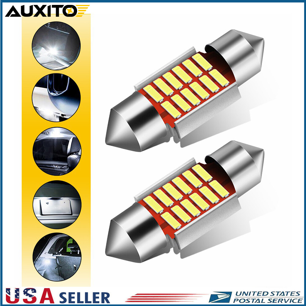 AUXITO C5W 31MM Festoon Canbus Error Free LED Interior Light Bulb Bright White D