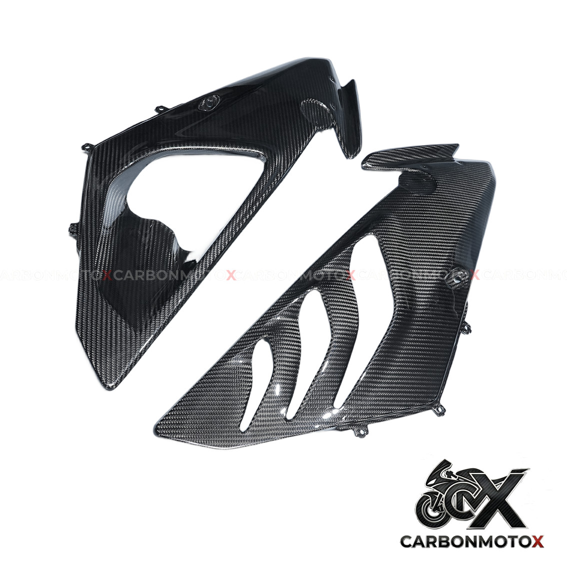For 2012-2014 BMW S1000RR 100% Carbon Fiber Side Body Fairing Panel Cowl Cover