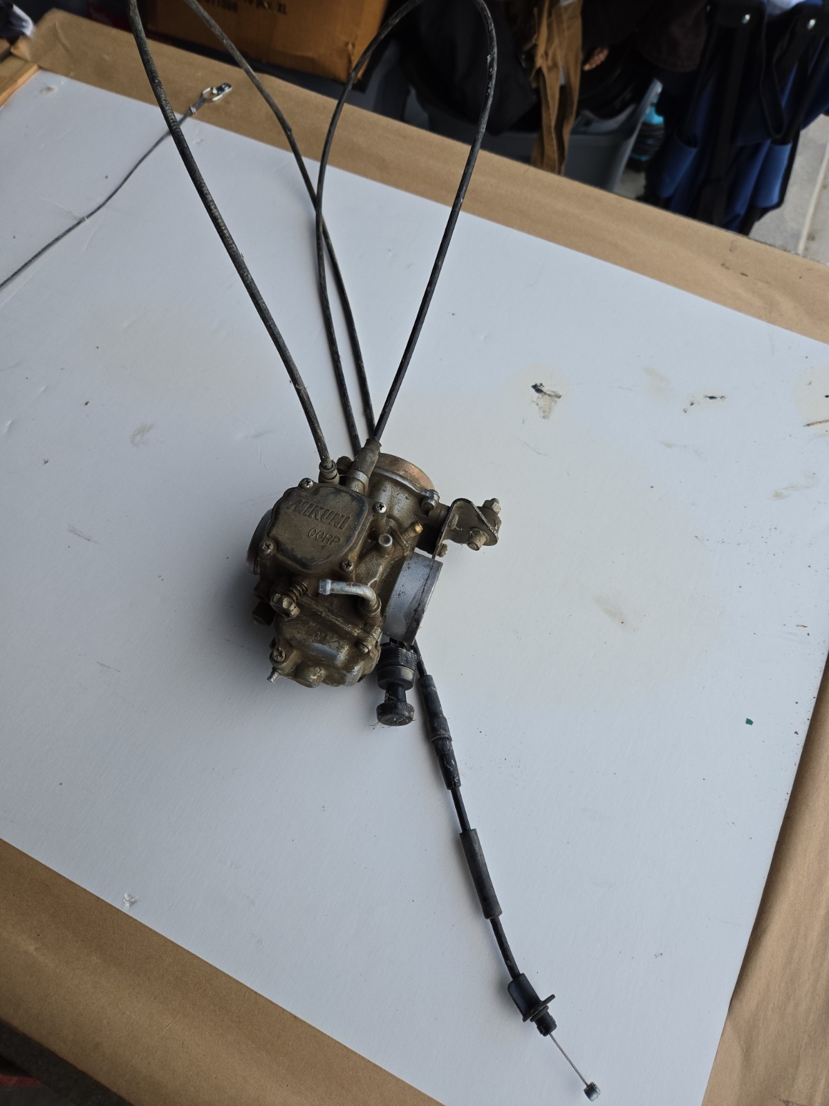 2003 Polaris Magnum 330 4X4 OEM Mikuni Carburetor with Throttle and Choke Cables