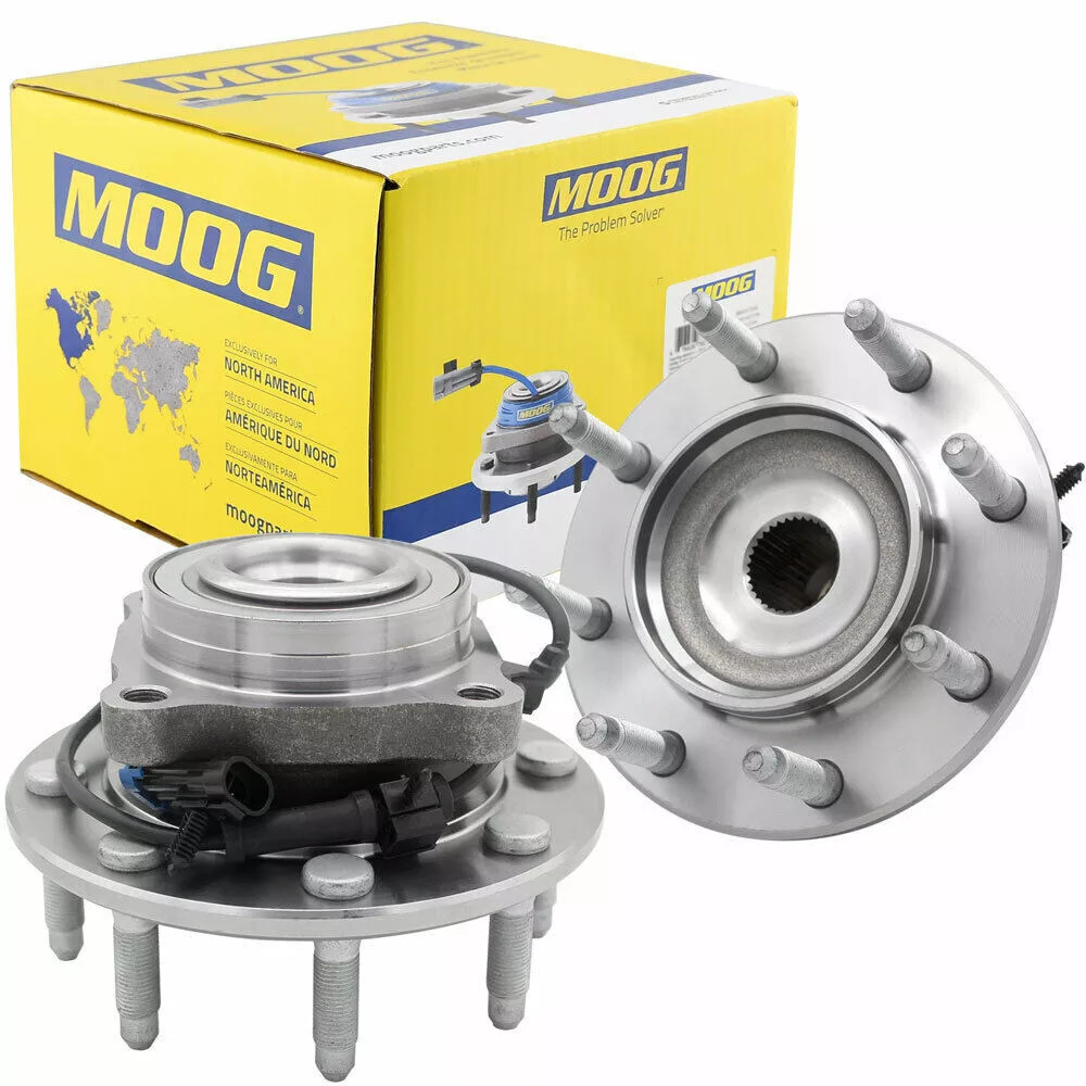 2X 4WD 4X4 For 1999-2007 Chevy Silverado Hummer H2 MOOG Front Wheel Hub Bearing