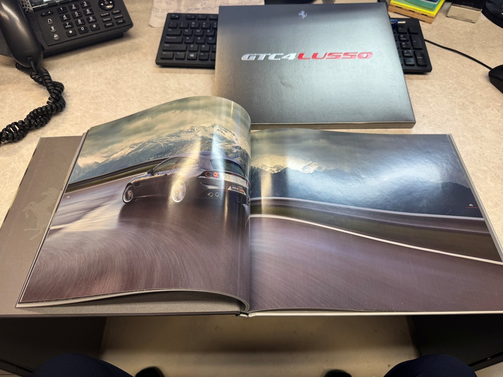 Ferrari GTC4 Lusso Hardback Brochure Book 2016-2019