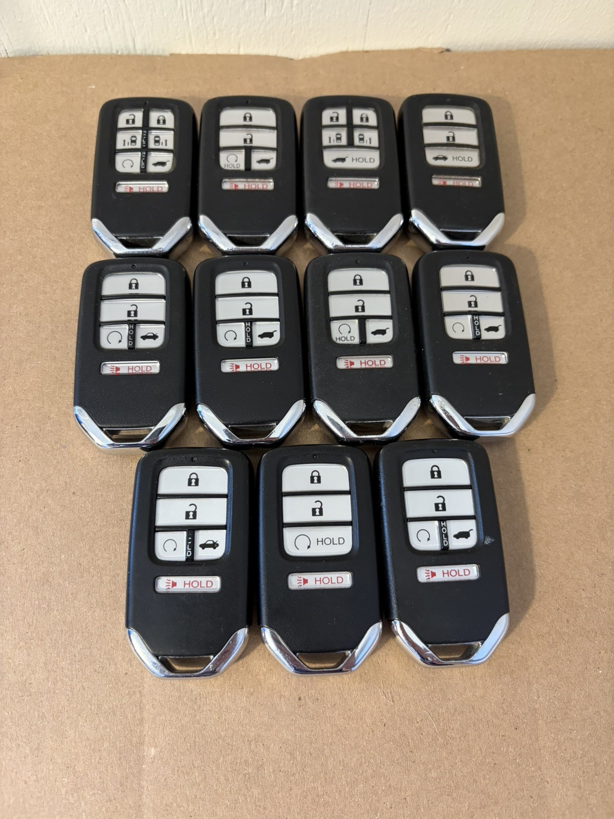 LOT OF 11 OEM HONDA SMART KEY FOB REMOTES LOT OF 11 OEM HONDA SMART KEY FOB REMOTES