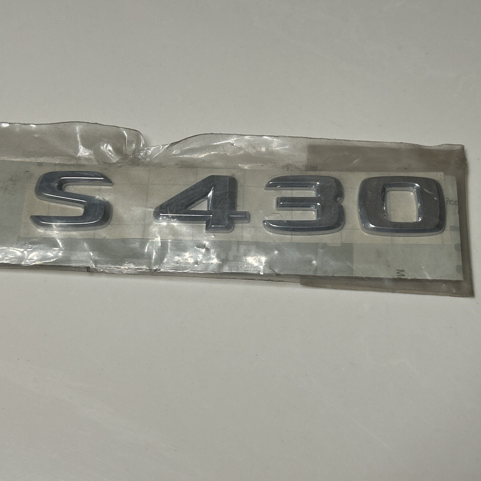 NEW OEM Genuine Mercedes Characters Lettering Emblem S430 A2208170315