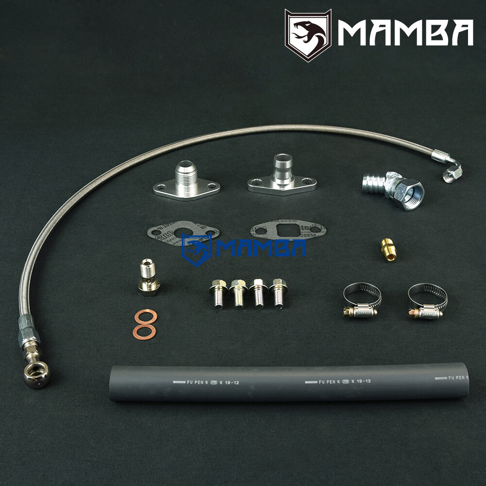 Turbo Oil Feed & Return Line Kit TOYOTA 1JZ 2JZ w/ Precision PTE 5558 5858 5862 Turbo Oil Feed & Return Line Kit TOYOTA 1JZ 2JZ w/ Precision PTE 5558 5858 5862