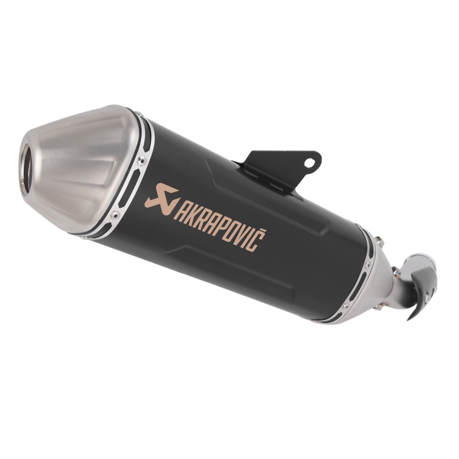 Exhaust Mid Link Pipe Muffler Black For Yamaha Tenere 700 Rally Edition 2020-27