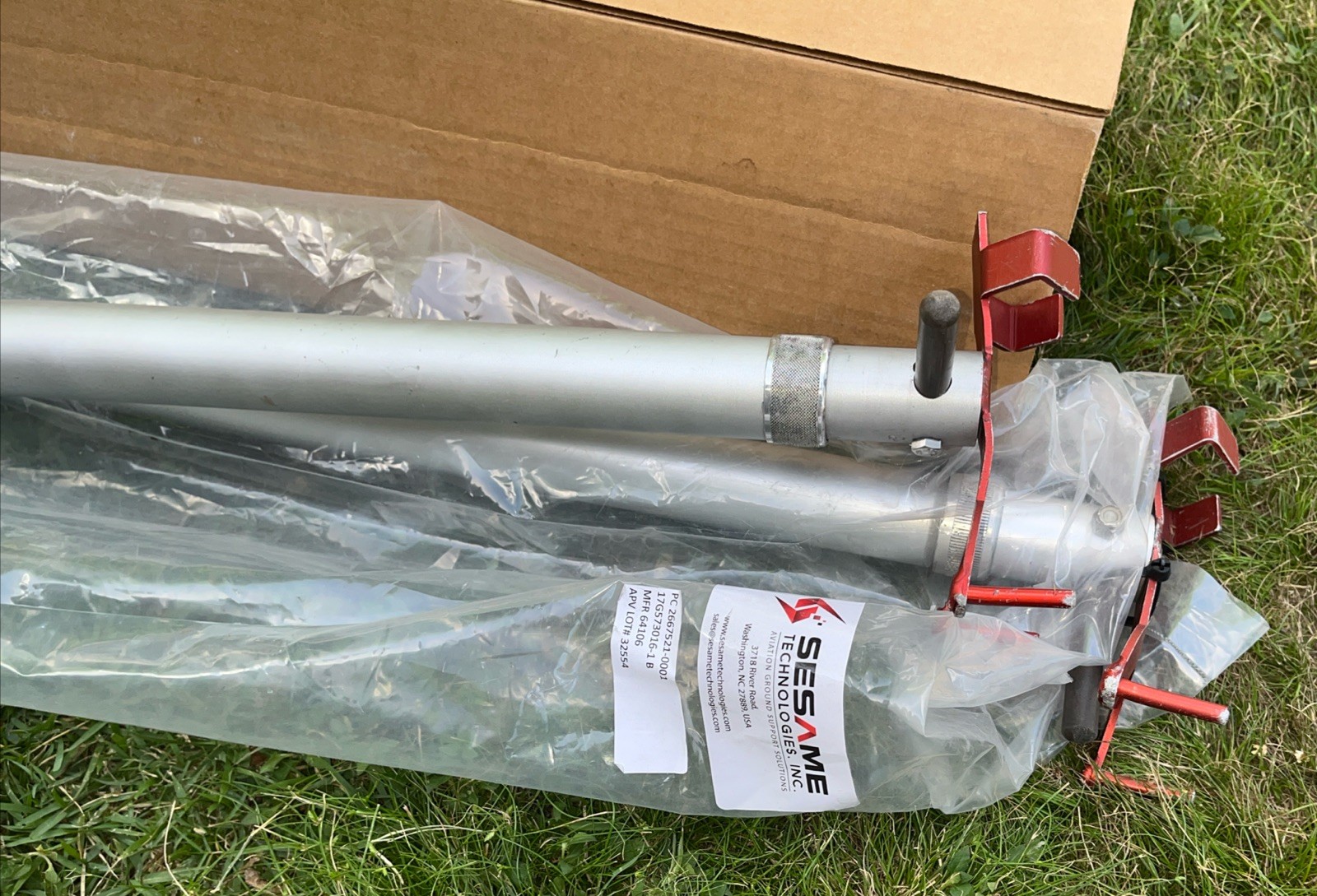 2 Sesame Technologies IP100 Aviation Pitot Probe Cover Installation Pole 80-152 2 Sesame Technologies IP100 Aviation Pitot Probe Cover Installation Pole 80-152