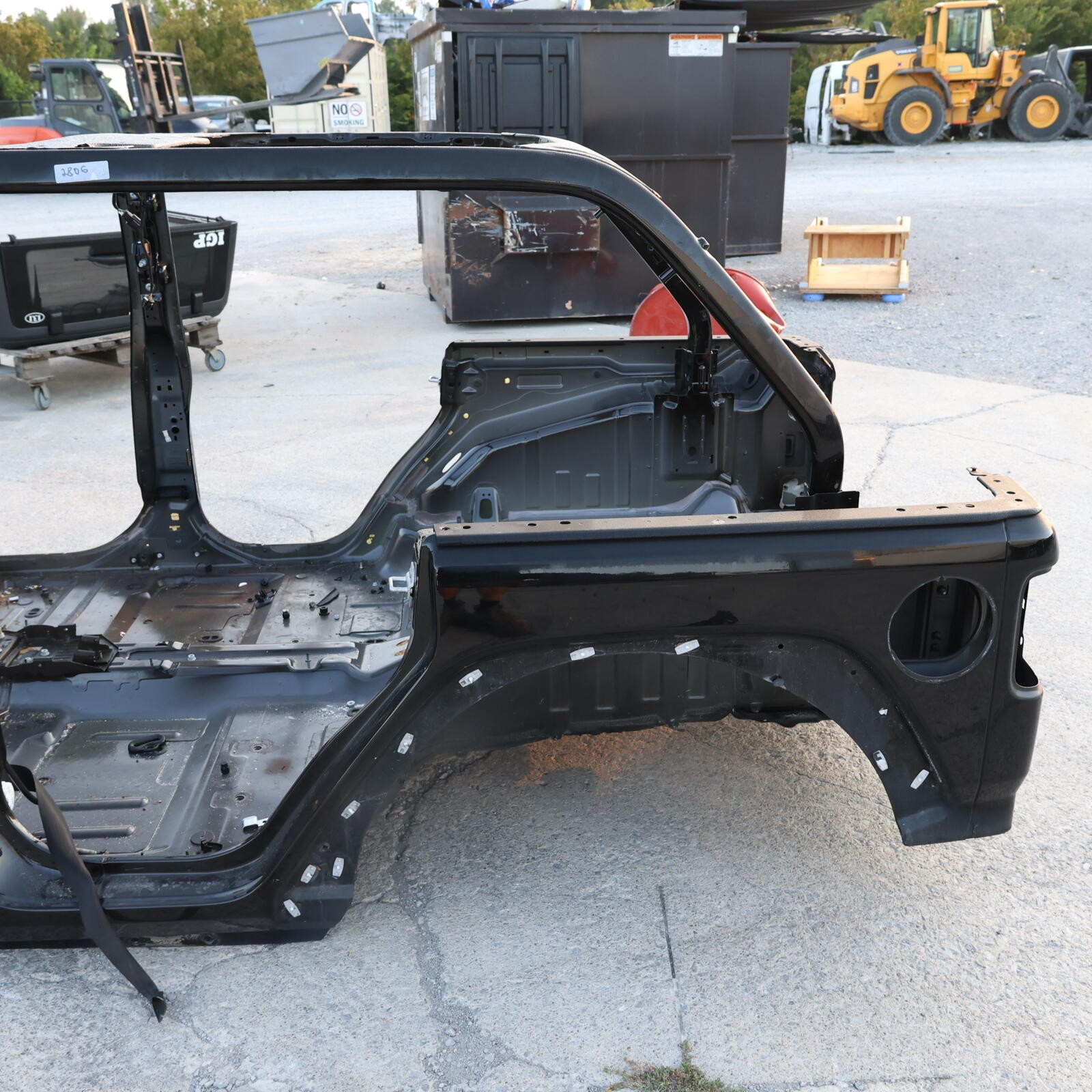 2018 -2026 JEEP WRANGLER 4 DOOR LEFT QUARTER FRAME PANEL BODY PART OEM BLACK_PX8