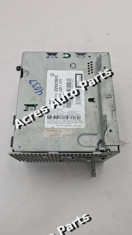 2013 CHEVROLET CAMARO 6cyl Gasoline 3.6 Radio Audio - Fits 2013-2016 - 373199 2013 CHEVROLET CAMARO 6cyl Gasoline 3.6 Radio Audio - Fits 2013-2016 - 373199