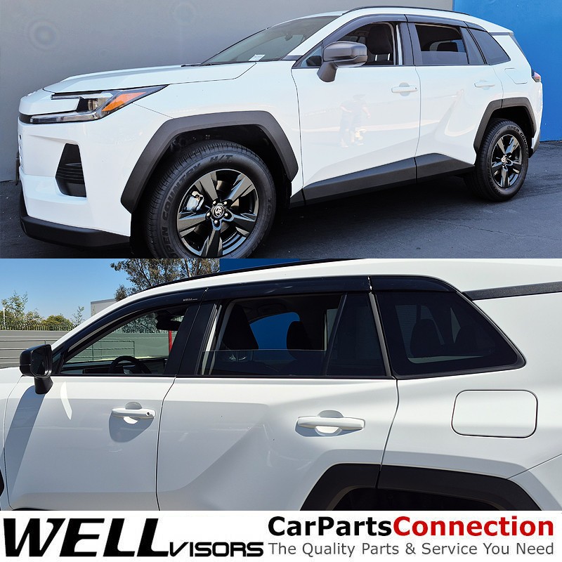 Wellvisors For 2026 2027 Toyota Rav4 Window Visor Rain Guards Premium series