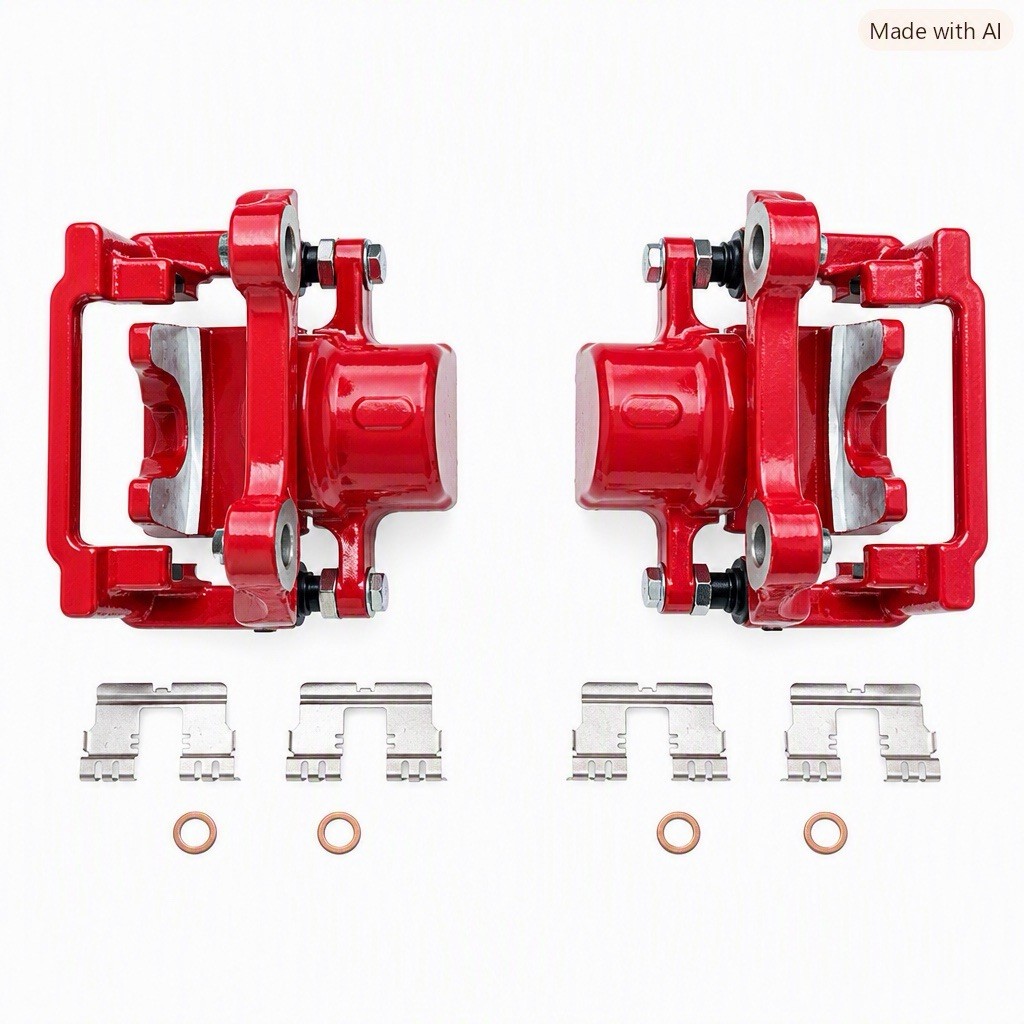 Power Stop S4970 Red Brake Calipers – Open Box Never Used – Front Left/Right