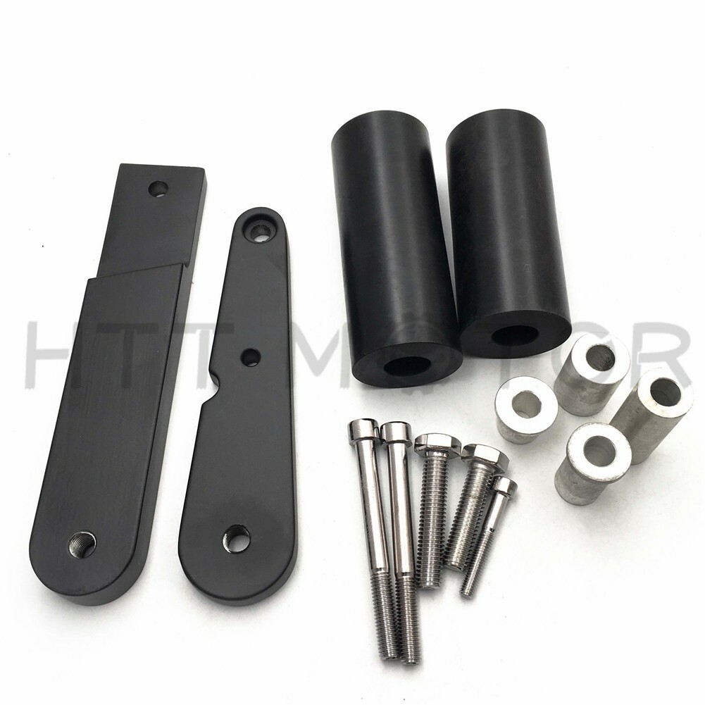 No Cut Frame Slider Crash Protector For Kawasaki Ninja 650 EX650 650R (09-11)Bla No Cut Frame Slider Crash Protector For Kawasaki Ninja 650 EX650 650R (09-11)Bla