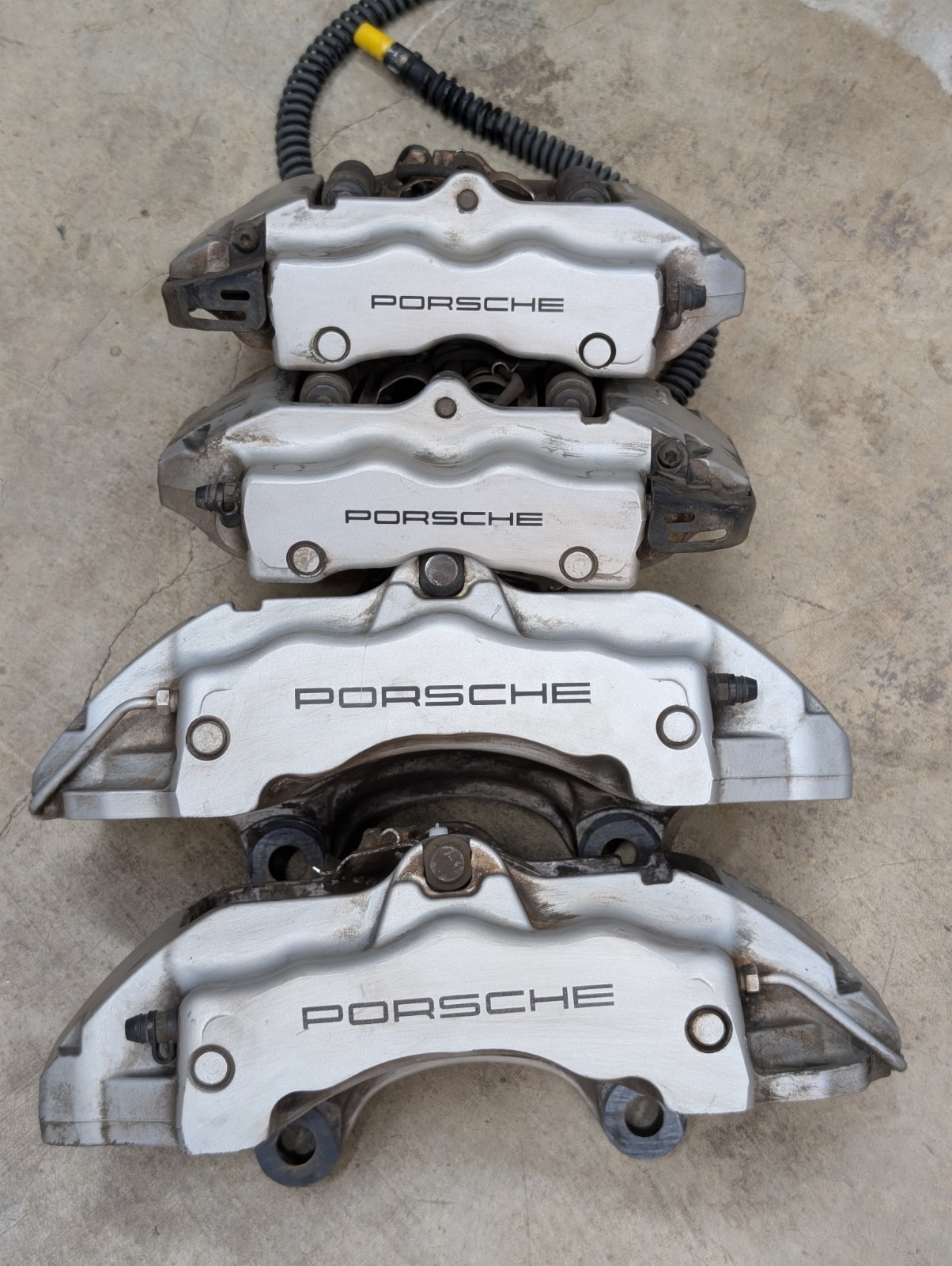 04-10 PORSCHE CAYENNE FRONT REAR 18Z CALIPER LEFT RIGHT FRONT BACK BREMBO OEM