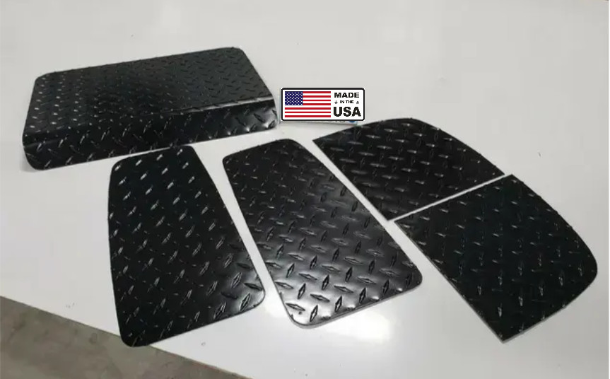 Club Car Golf Cart DS 5 piece kit Bagwell fender top access cover **BLACK** USA Club Car Golf Cart DS 5 piece kit Bagwell fender top access cover **BLACK** USA