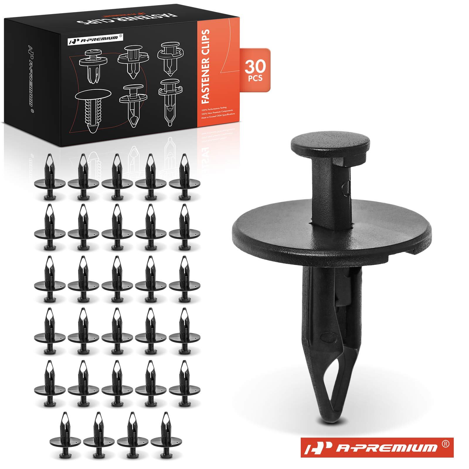 A-Premium 30Pcs 7.94mm Front Bumper Retainer Clips Push-Type for Ford Mystique A-Premium 30Pcs 7.94mm Front Bumper Retainer Clips Push-Type for Ford Mystique