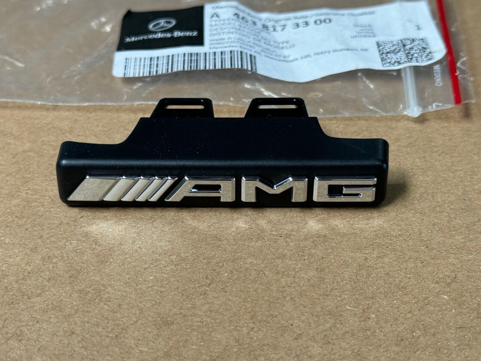 Mercedes-Benz Genuine Front Grille AMG Emblem Badge Logo W463 G63 2019+ NEW OE