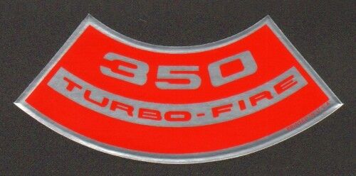 CHEVROLET 350 TURBO-FIRE AIR CLEANER DECAL