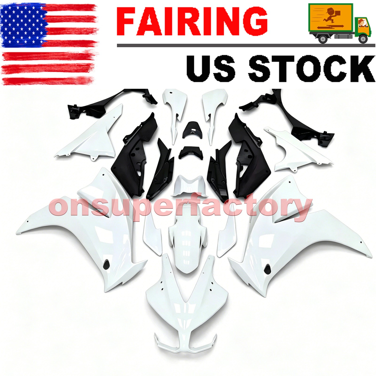 Unpainted ABS Injection Fairing Kit For Honda CBR300R 2015-2023 2016 2017 2018