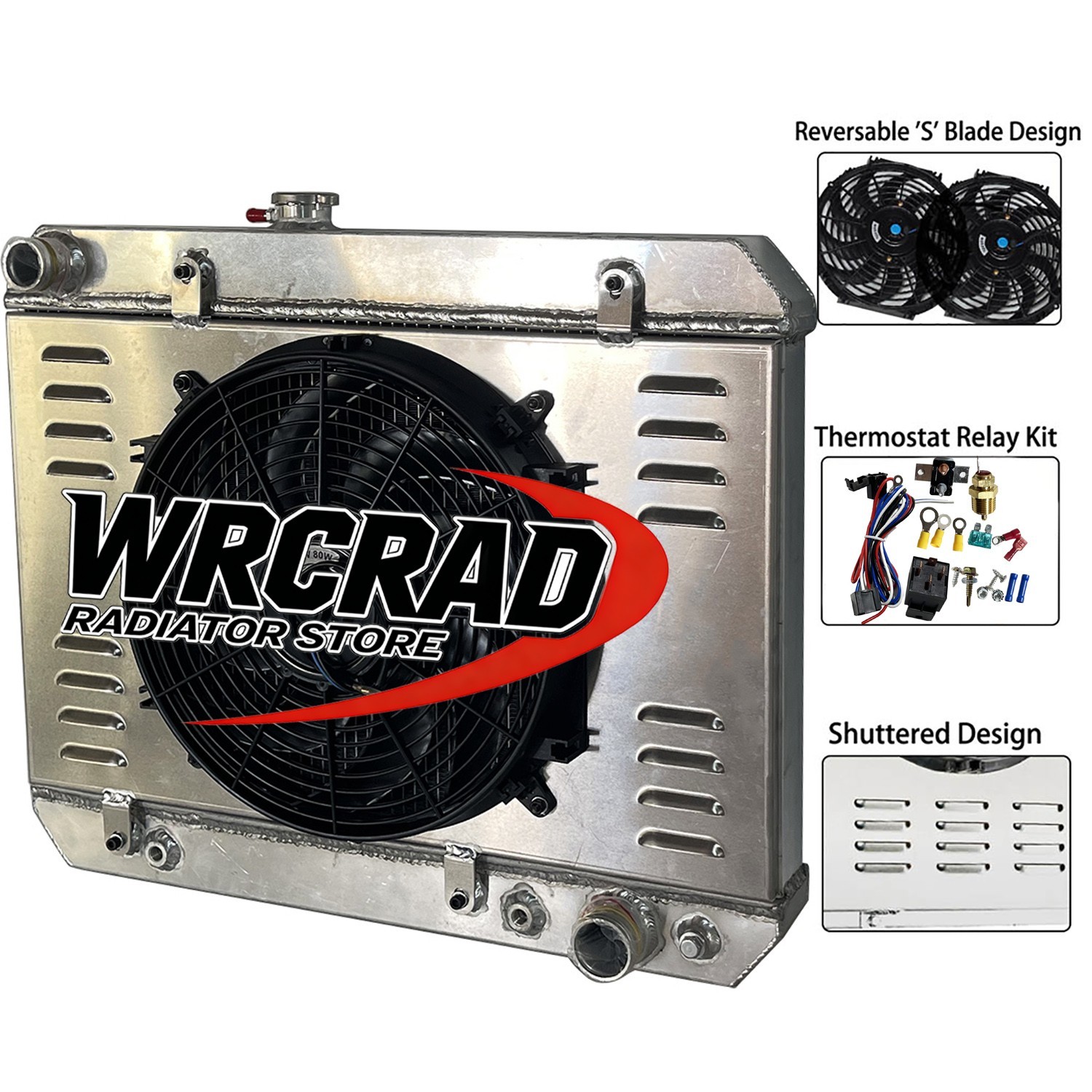 Radiator Shroud Fan fit 1965-1967 Pontiac Tempest LeMans GTO 3.8L 5.3L 6.4L 6.6L