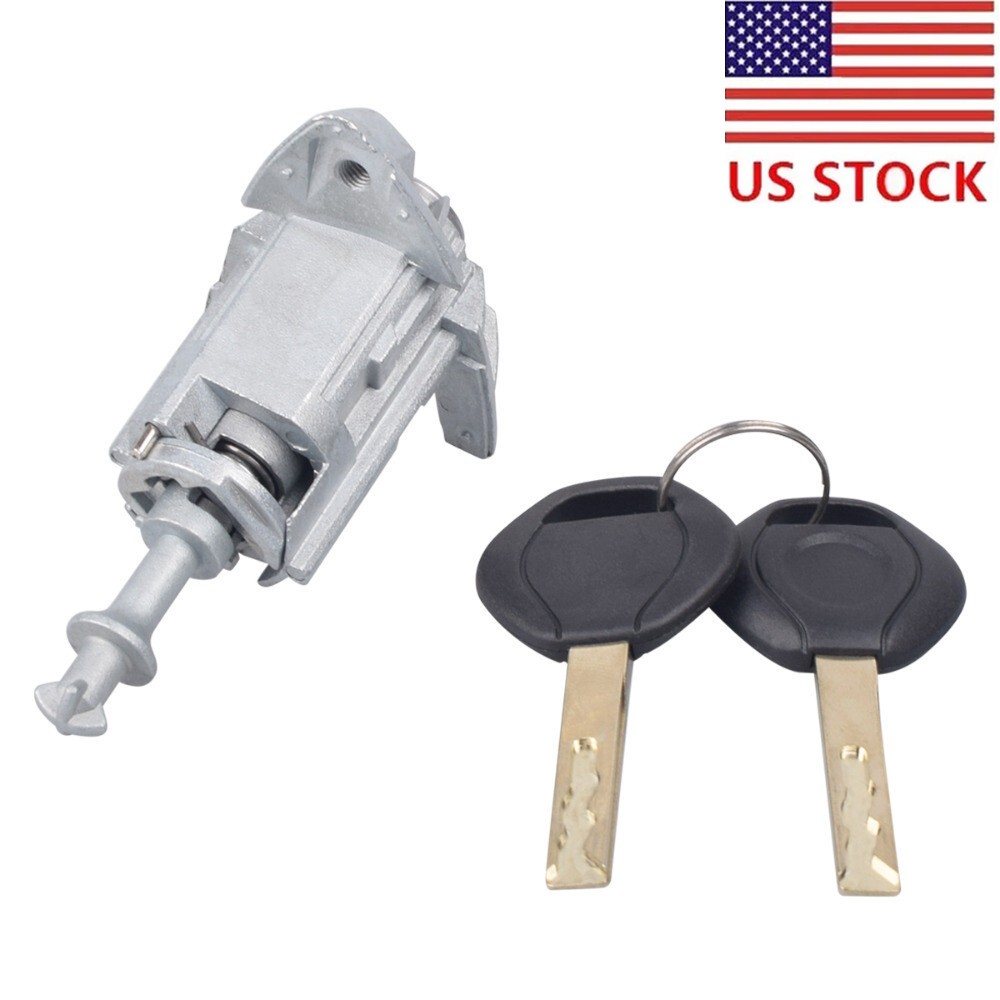 Front Left Door Lock Cylinder 51217035421 With 2 Keys For 2000-2006 BMW X5 E53