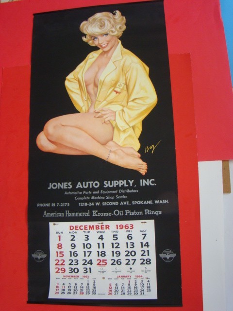 BAZ VINTAGE Pin Up Calendar BAZ VINTAGE Pin Up Calendar