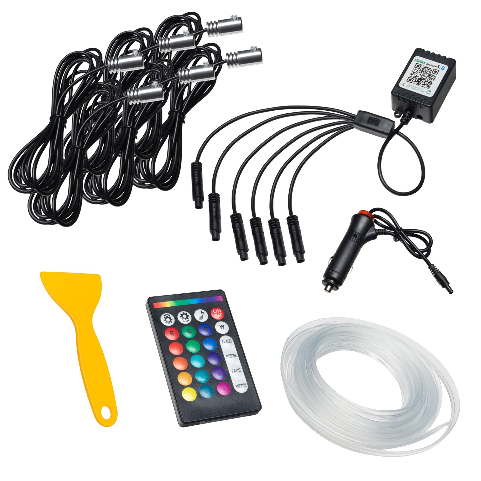 ORACLE Lighting Fiber Optic LED Interior Lights Strip Kit - ColorSHIFT® (6PCS)